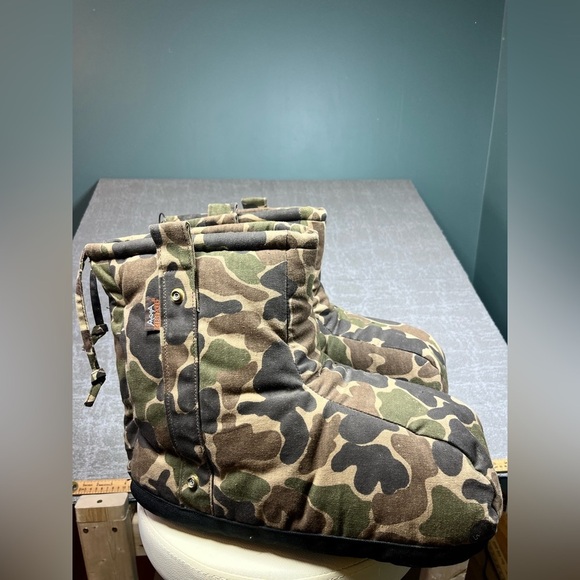 Vintage Icebreaker Camo Hunting Insulated Boot Blanket Mens Size Large - Picture 1 of 7